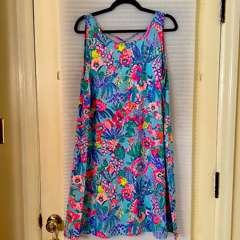 Lilly Pulitzer new without tags Kristen dress gorgeous prima Cotten citrus sea